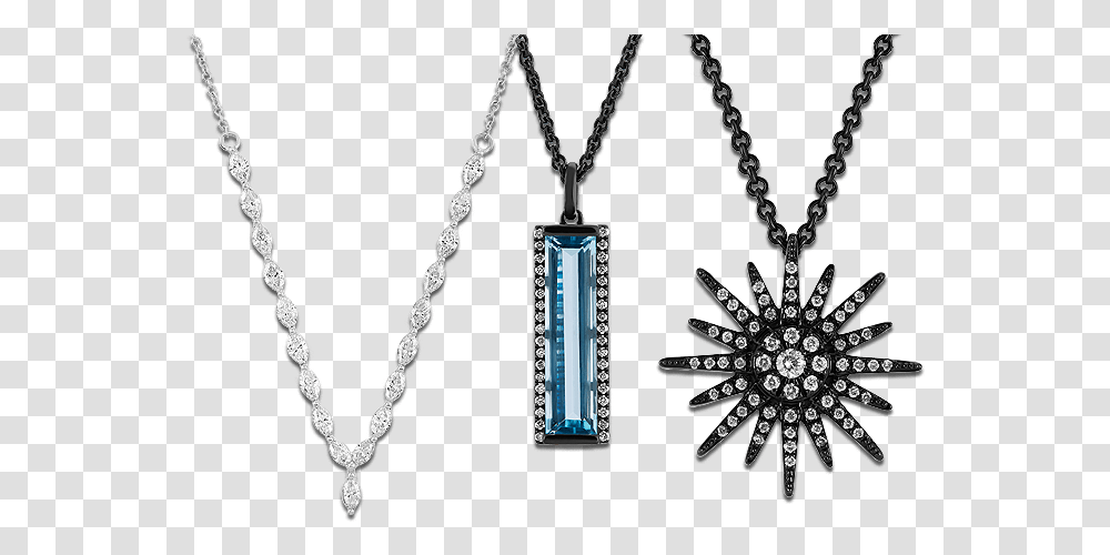 House Of Virtruve Diamond And Blue Gemstone Necklaces Locket, Pendant, Accessories, Accessory, Jewelry Transparent Png