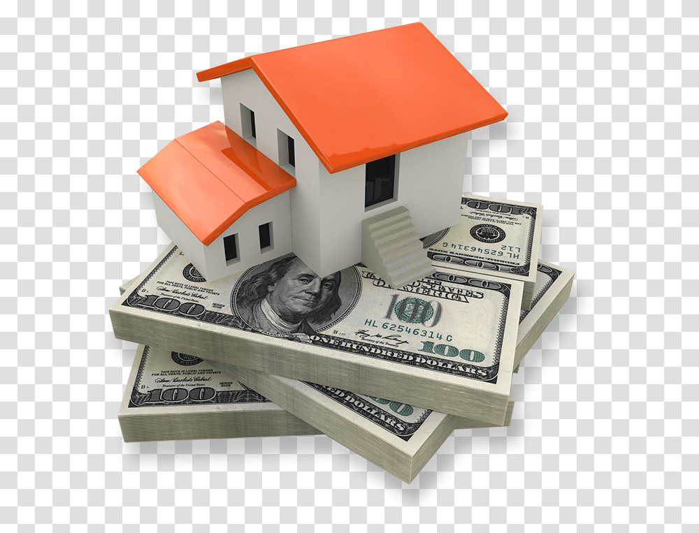 House On Top Of Stacks Of Cash Istock Real Estate Investing, Box, Money, Dollar, Person Transparent Png