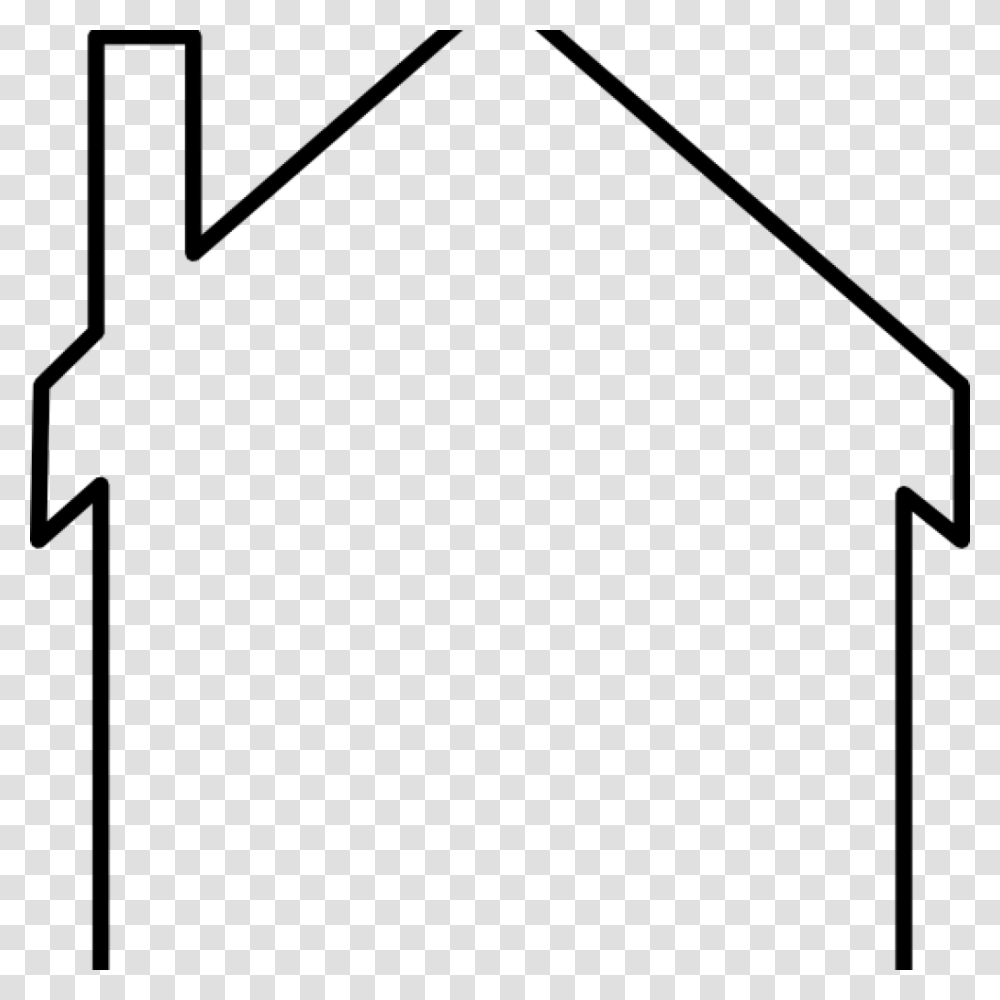 House Outline Clipart Abstract Roof Clip Art, Gray, World Of Warcraft Transparent Png