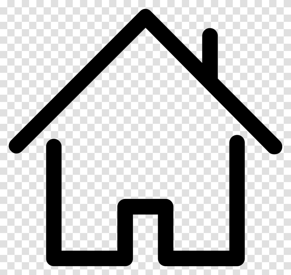 House Outline Icon Free Download, Label, Logo Transparent Png