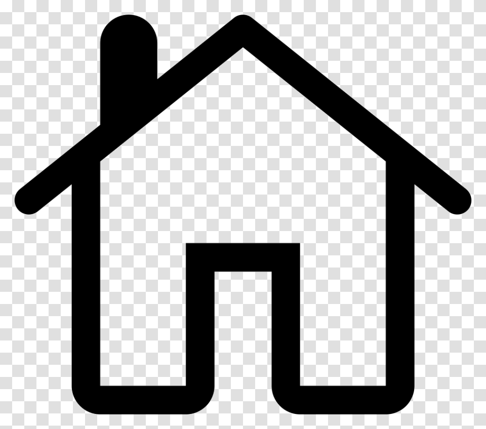 House Outline Icon Free Download, Label, Outdoors Transparent Png