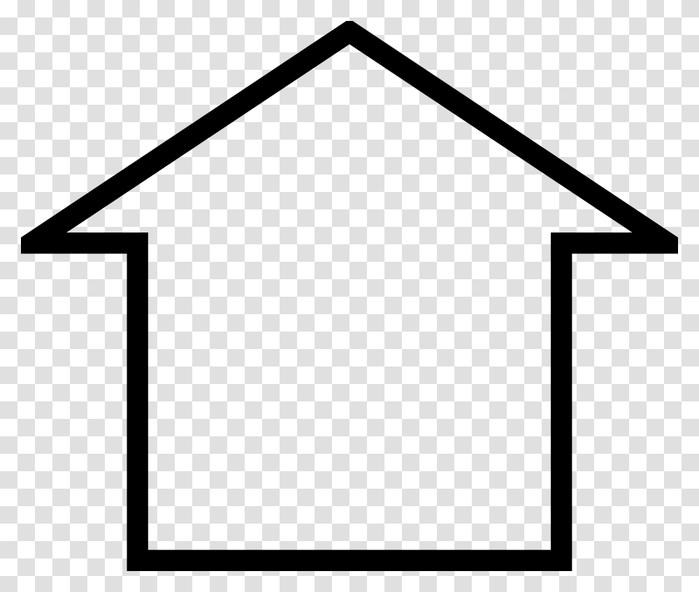 House Outline Icon Image, Gray, World Of Warcraft Transparent Png