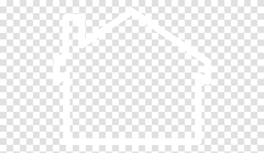 House Outline Vector White, Texture, White Board, Apparel Transparent Png