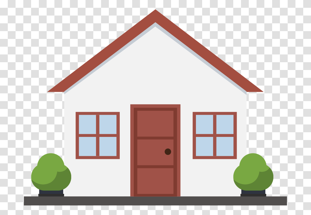 House Outside Cartoon, Housing, Building, Cottage, Tree Transparent Png