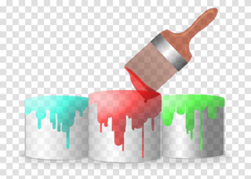 House Painting Graphic, Tool, Paint Container, Brush Transparent Png