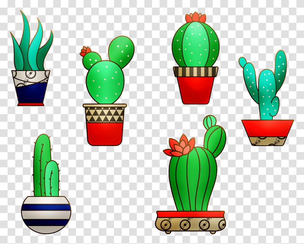 House Plants Cactus Flowerpot Plant Green House Gambar Kaktus Animasi, Juggling, Maraca, Musical Instrument, Light Transparent Png