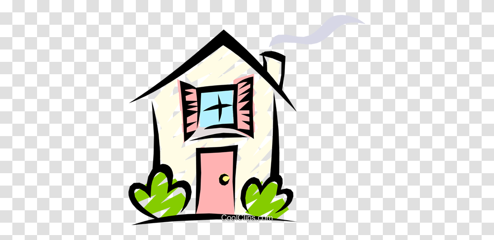 House Royalty Free Vector Clip Art Illustration, Outdoors, Building, Pillow, Cushion Transparent Png