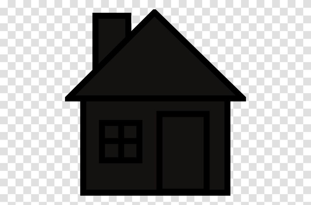 House Silhouette Clip Art At Clker, Building, Housing, Mailbox, Urban Transparent Png