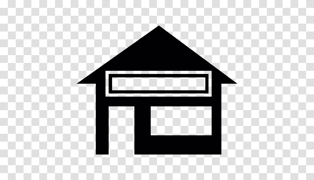 House Silhouette, Mailbox, Letterbox, Stencil Transparent Png