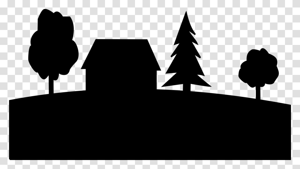 House Silhouette Skyline Building Art, Gray, World Of Warcraft Transparent Png