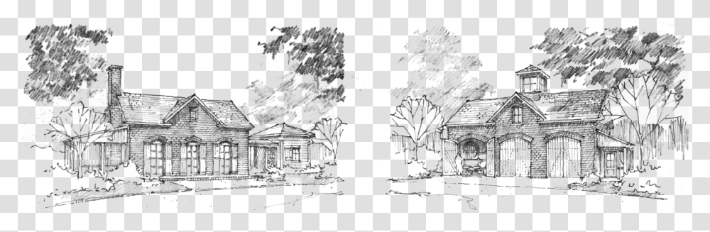 House Sketch, Map, Diagram, Drawing Transparent Png