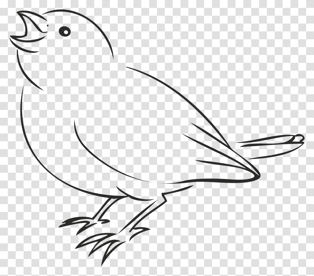 House Sparrow Bird Drawing Clip Art Drawing Of Sparrow Bird, Blackbird, Animal, Agelaius, Silhouette Transparent Png
