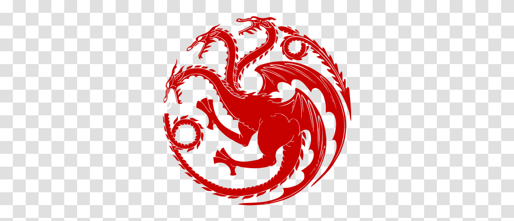 House Targaryen Logo, Dragon Transparent Png