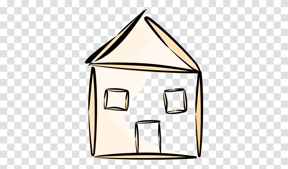 House Vector Drawing House Outline Clipart, Lamp, Apparel, Leisure Activities Transparent Png
