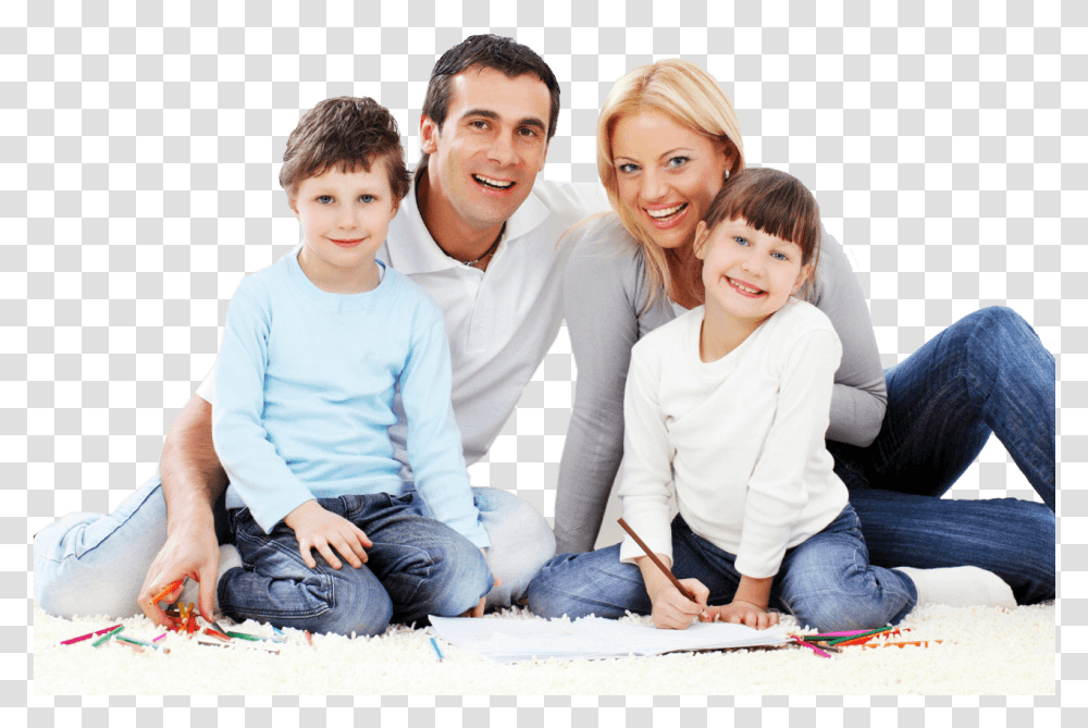 House With Family, People, Person, Human Transparent Png