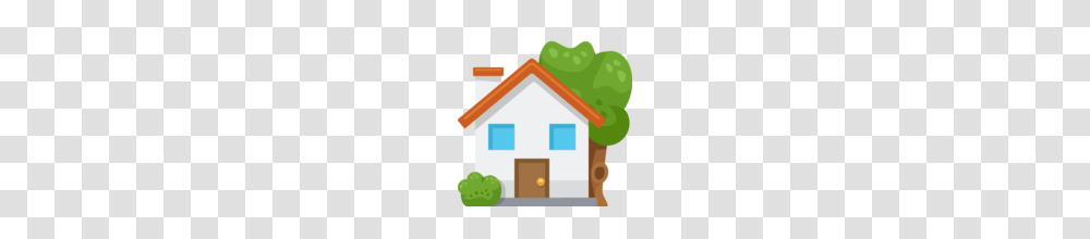 House With Garden Emoji On Facebook, First Aid, Housing, Building, Plant Transparent Png