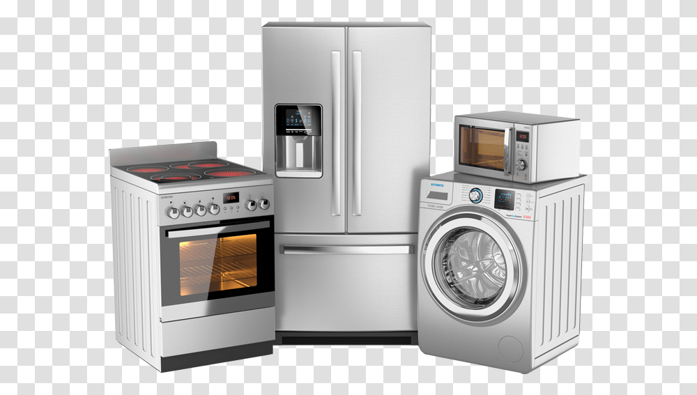 Household Appliances, Microwave, Oven, Washer Transparent Png
