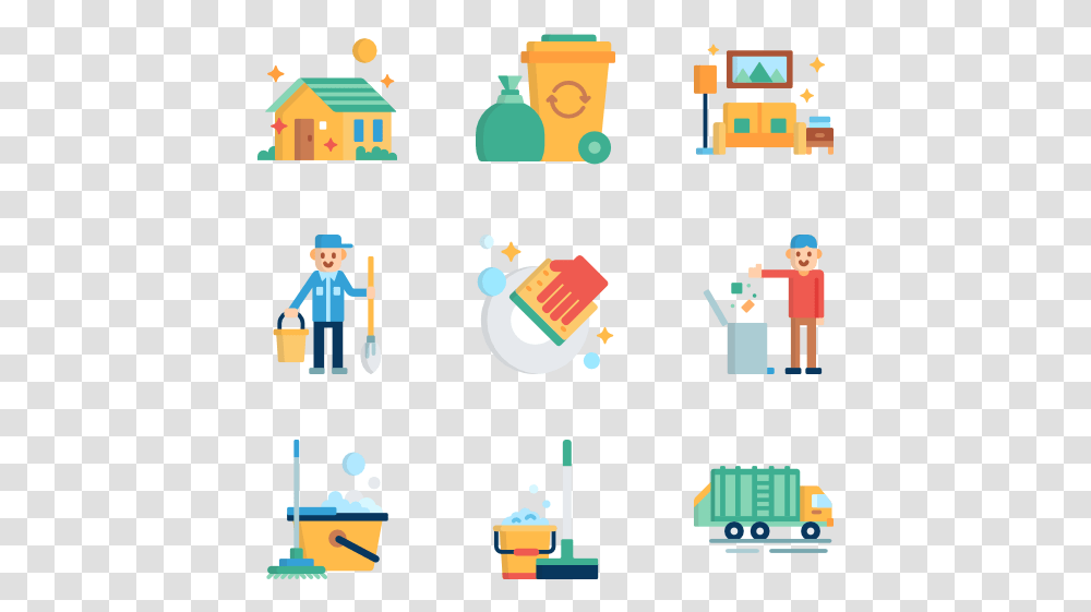 Housekeeper Icon Packs Cleaning Vector, Urban Transparent Png