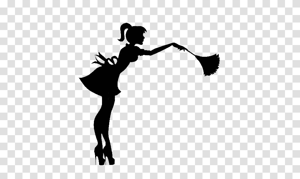 Housekeeping Clipart, Person, Human, Dance, Silhouette Transparent Png