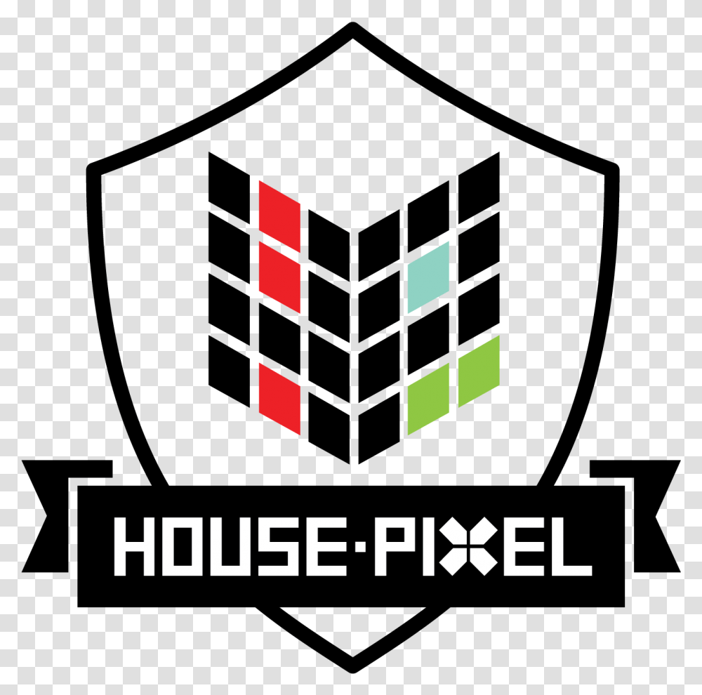 Housepixel Shield Black Logo Rubik's Cube, Clock, Digital Clock, First Aid, Analog Clock Transparent Png