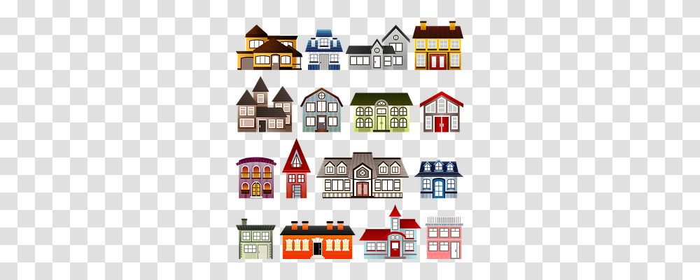 Houses Architecture, Neighborhood, Urban, Building Transparent Png