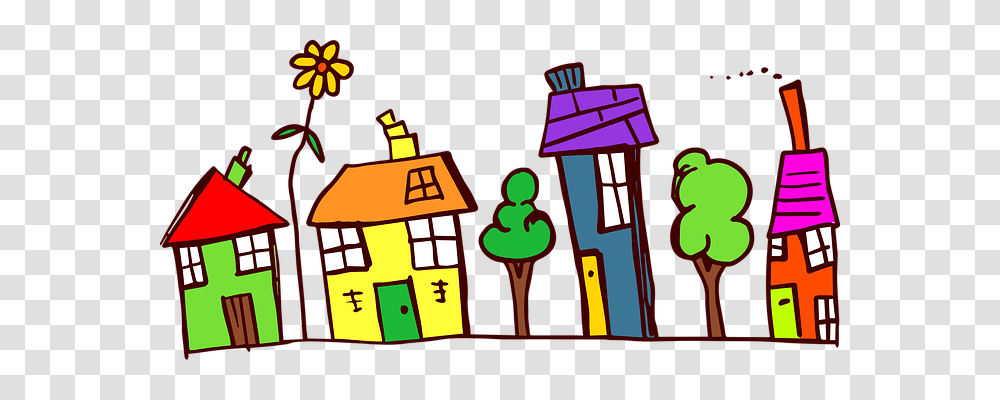 Houses Architecture, Drawing Transparent Png