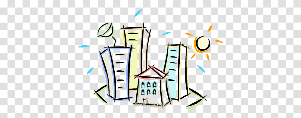 Houses And Apartment Buildings Royalty Free Vector Clip Art, Architecture, Drawing Transparent Png