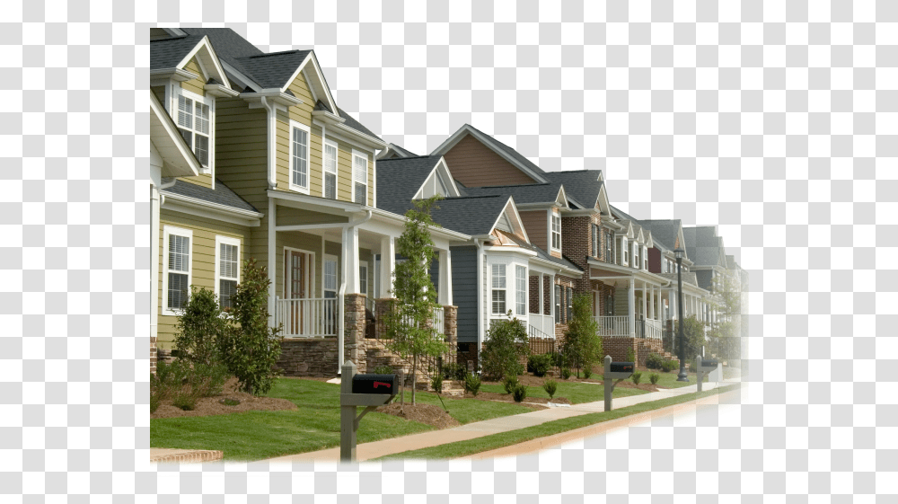 Houses With No Background, Neighborhood, Urban, Building, Housing Transparent Png