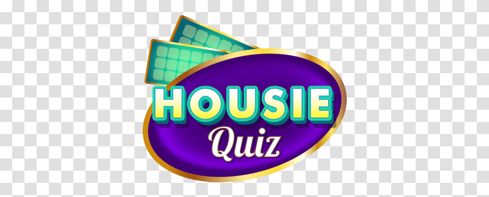 Housie Quiz Logo Games, Symbol, Trademark, Food, Plant Transparent Png