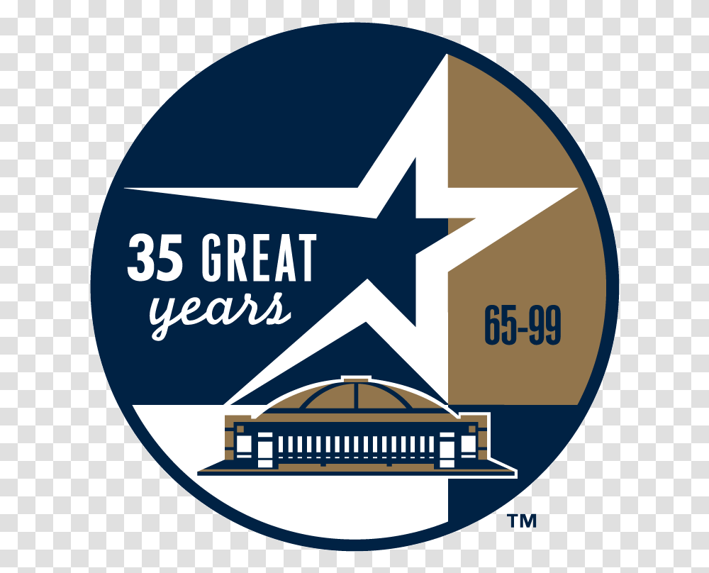 Houston Astros Stadium Logo Astrodome Logo, Symbol, Text, Label, Star Symbol Transparent Png