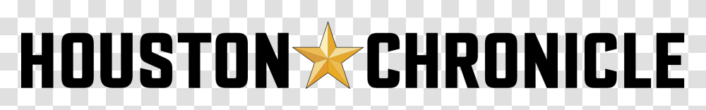 Houston Chronicle Logo, Star Symbol, Gold Transparent Png