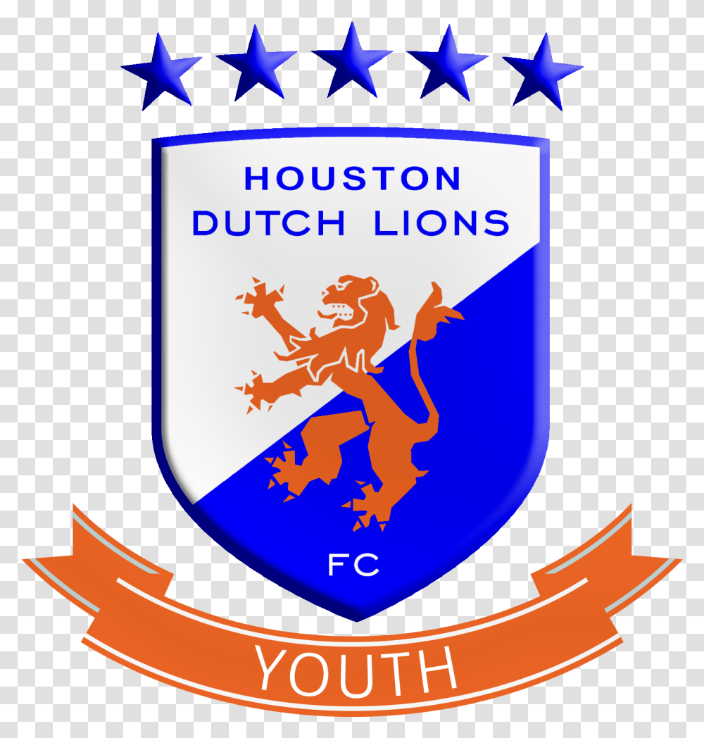 Houston Dutch Lions Fc Logo, Trademark, Emblem, Armor Transparent Png