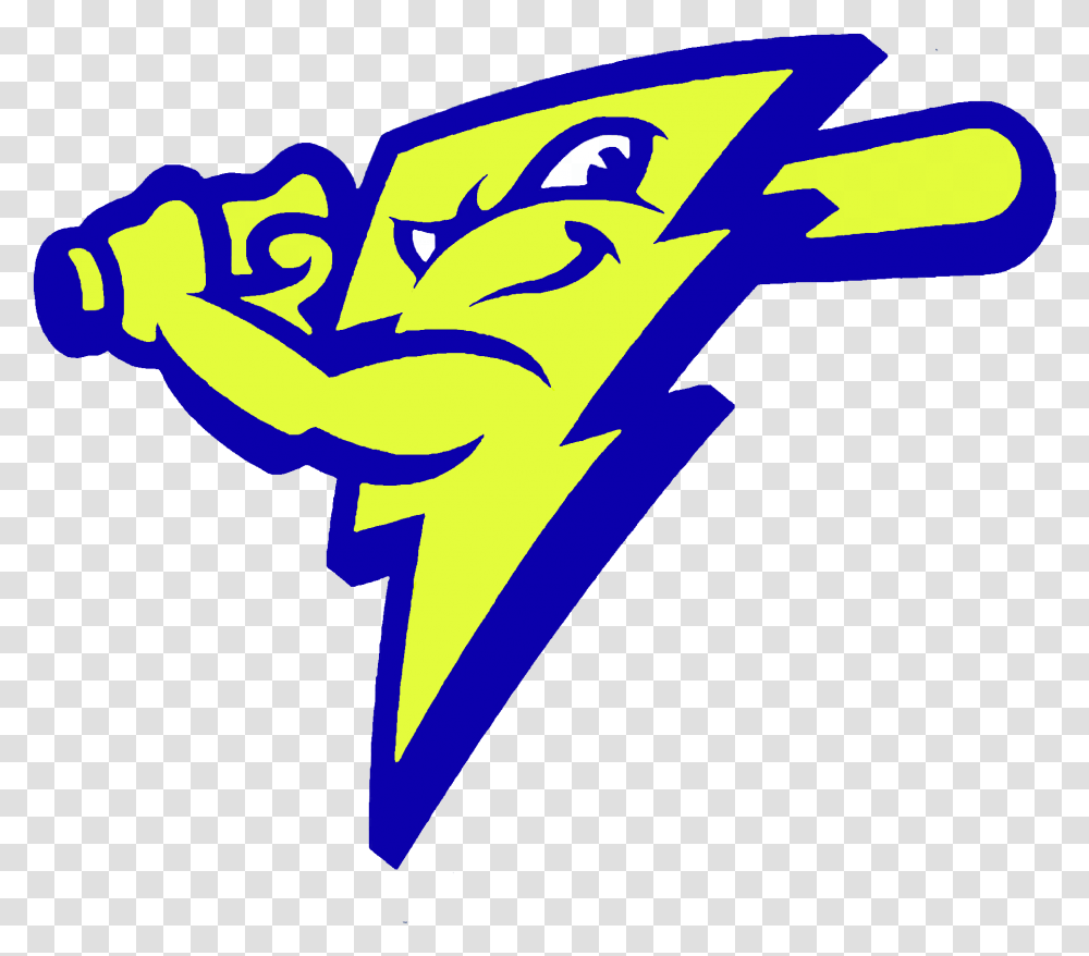 Houston Lightning Travel Baseball Lightning Trenton Thunder Logo, Symbol, Text, Number, Star Symbol Transparent Png