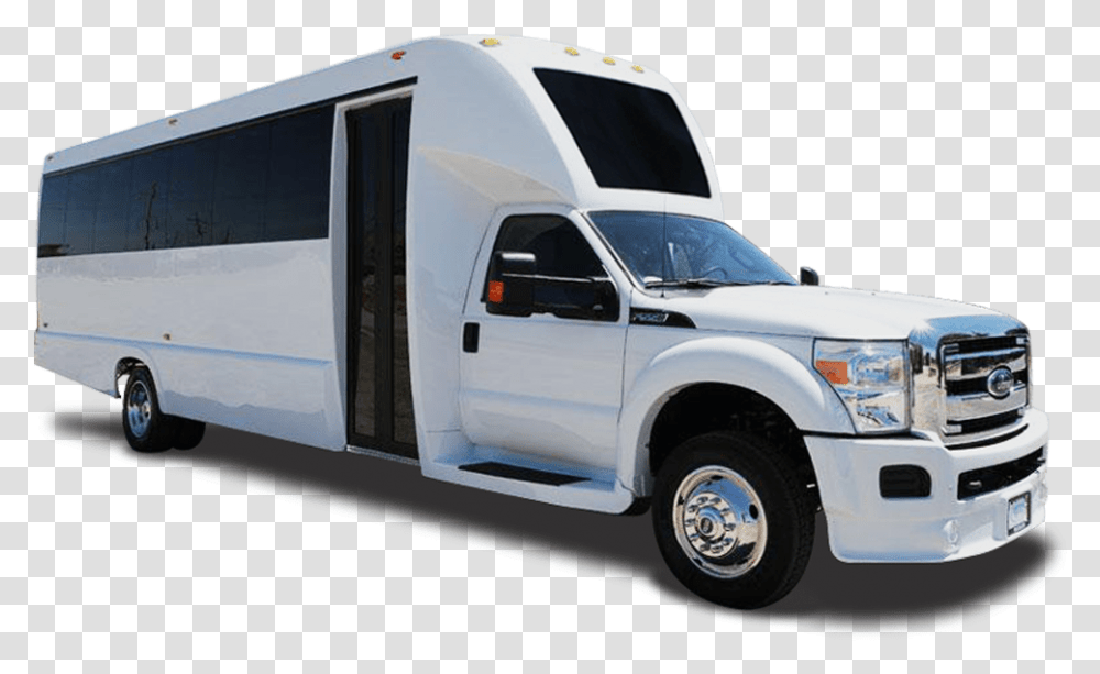 Houston Limo Bus Rental Service Party Bus Charter Bus, Van, Vehicle, Transportation, Minibus Transparent Png