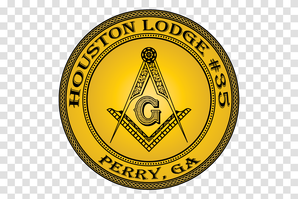 Houston Masonic Lodge 35 Perry Warner Robins Freemasonry Dot, Logo, Symbol, Trademark, Badge Transparent Png