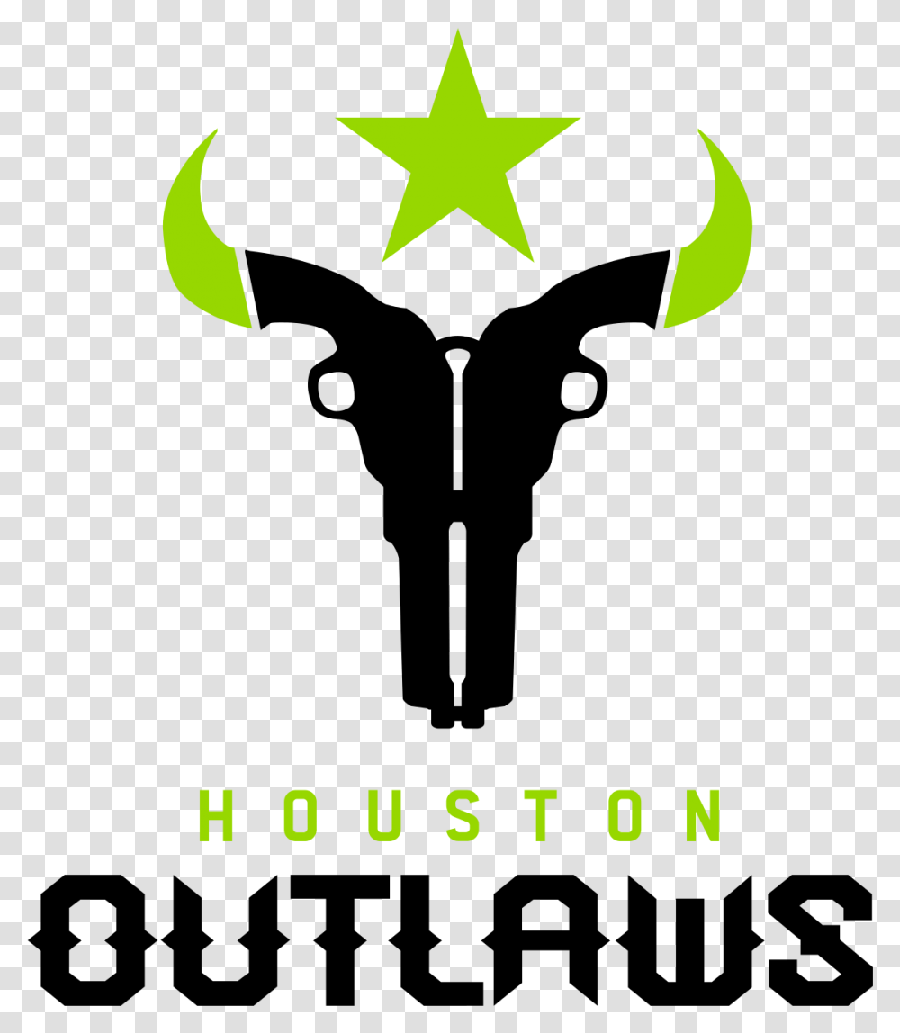 Houston Outlaws Logo, Star Symbol, Poster, Advertisement Transparent Png