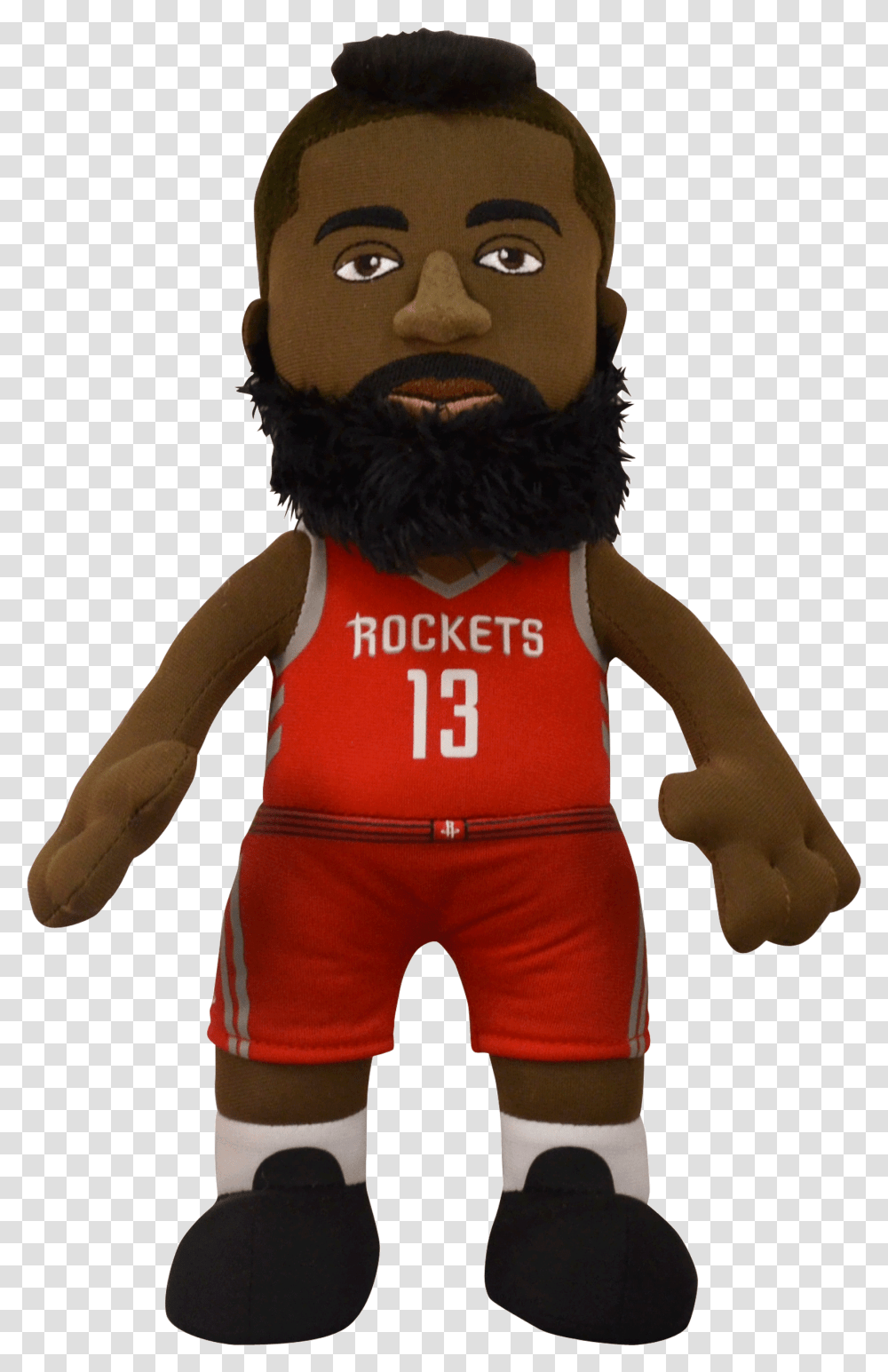 Houston Rockets James Harden James Harden Plush Figure, Doll, Toy, Person, Human Transparent Png