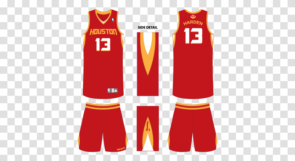 Houston Rockets Logo Concept, Apparel, Shirt, Jersey Transparent Png