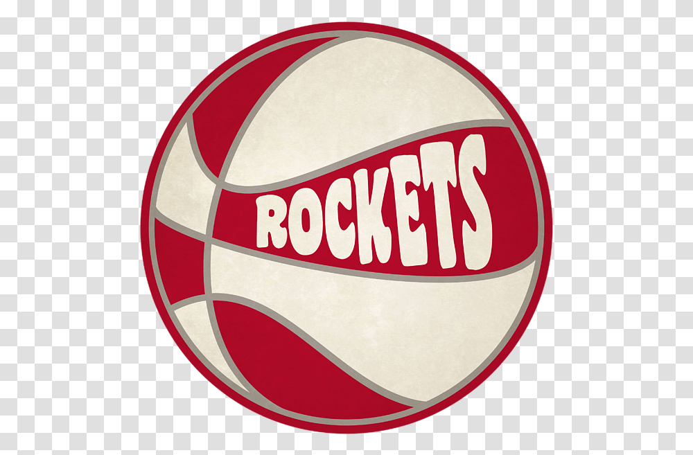 Houston Rockets Retro Shirt Greeting Card Circle, Ball, Sport, Sports, Rugby Ball Transparent Png