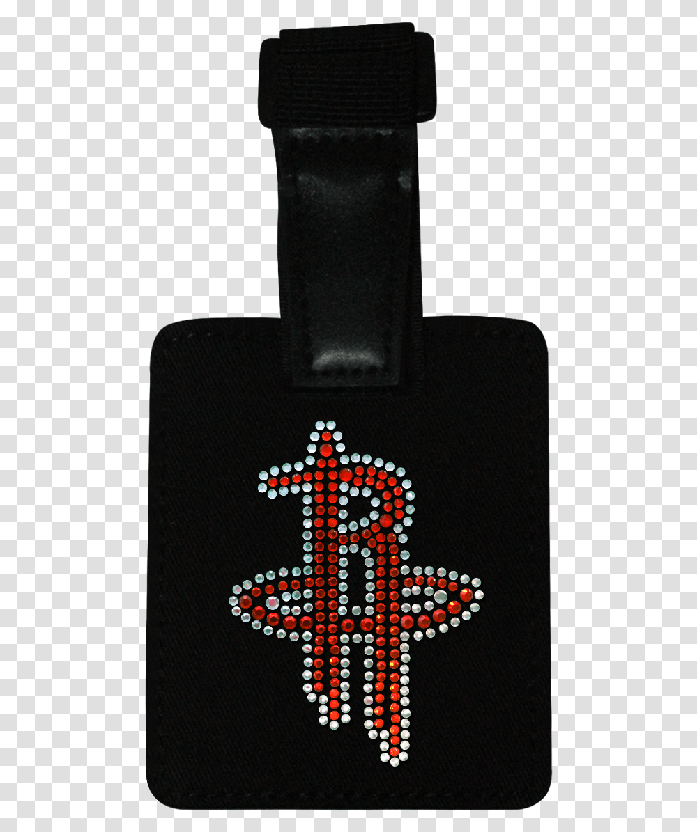 Houston Rockets Rhinestone Luggage Tag Cross, Alphabet, Accessories Transparent Png