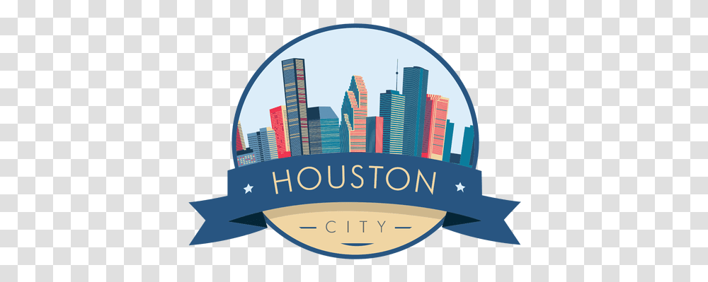 Houston Skyline Logo New York, City, Urban, Building, Text Transparent Png