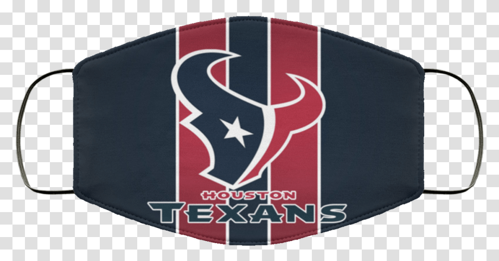 Houston Texans Face Mask Video Game Face Mask, Label, Text, Sticker, Logo Transparent Png