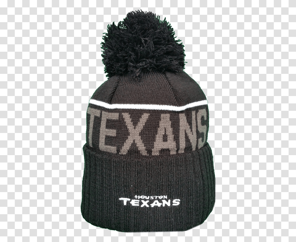 Houston Texans Fleece Lined Black Pom Toque Beanie, Clothing, Apparel, Cap, Hat Transparent Png