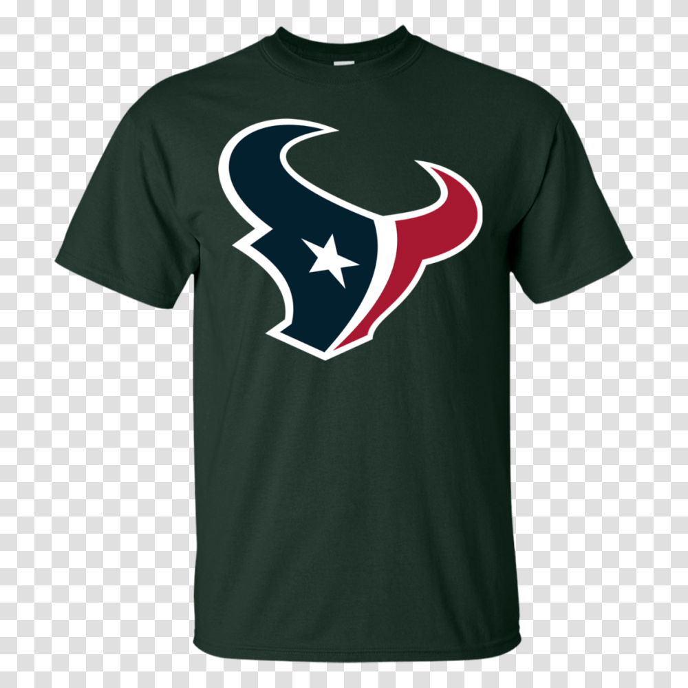 Houston Texans Logo American Football Mens T Shirt, Apparel, T-Shirt, Sleeve Transparent Png