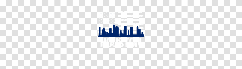 Houston Texas Skyline Distressed American Flag, Label, Cushion, Super Mario Transparent Png