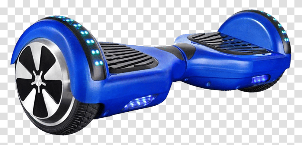 Hoverboard Azul, Transportation, Vehicle, Machine, Motor Transparent Png