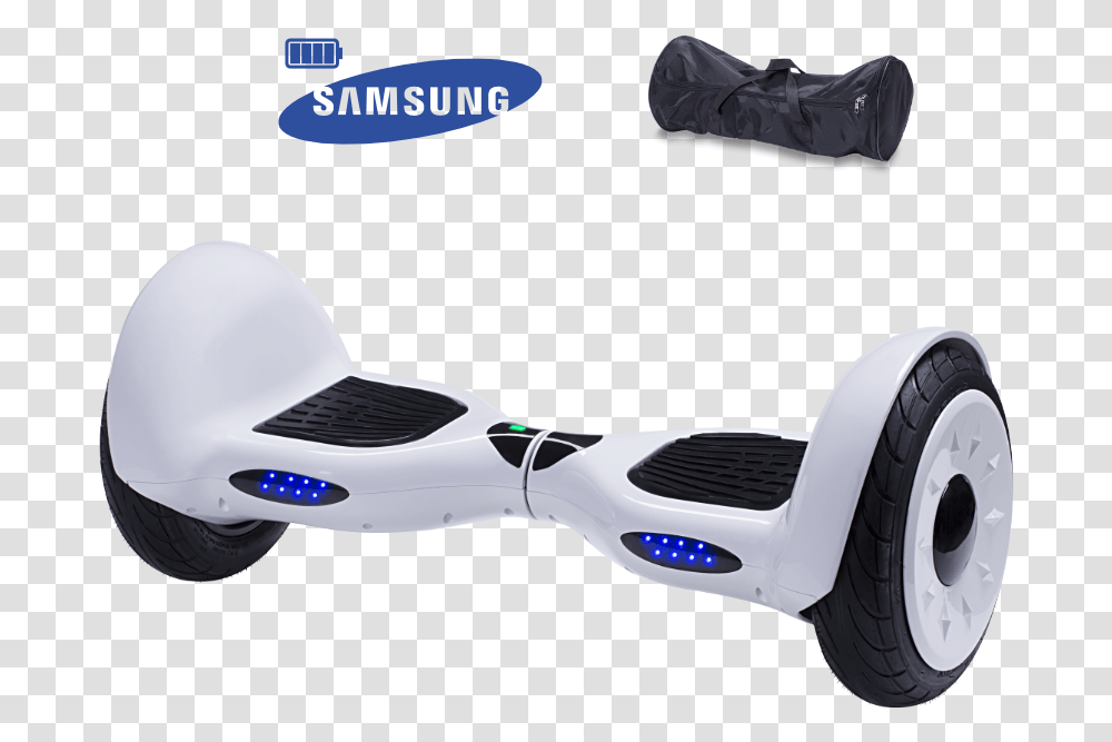 Hoverboard Smart Balance 10 Polegadas Branco Com Bateria Samsung, Scooter, Vehicle, Transportation, Motorcycle Transparent Png