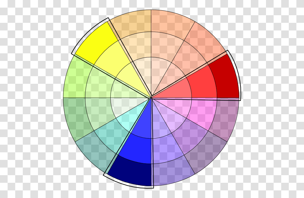 How A Triad Color Scheme Works Primary Color Scheme Wheel, Sphere, Balloon Transparent Png