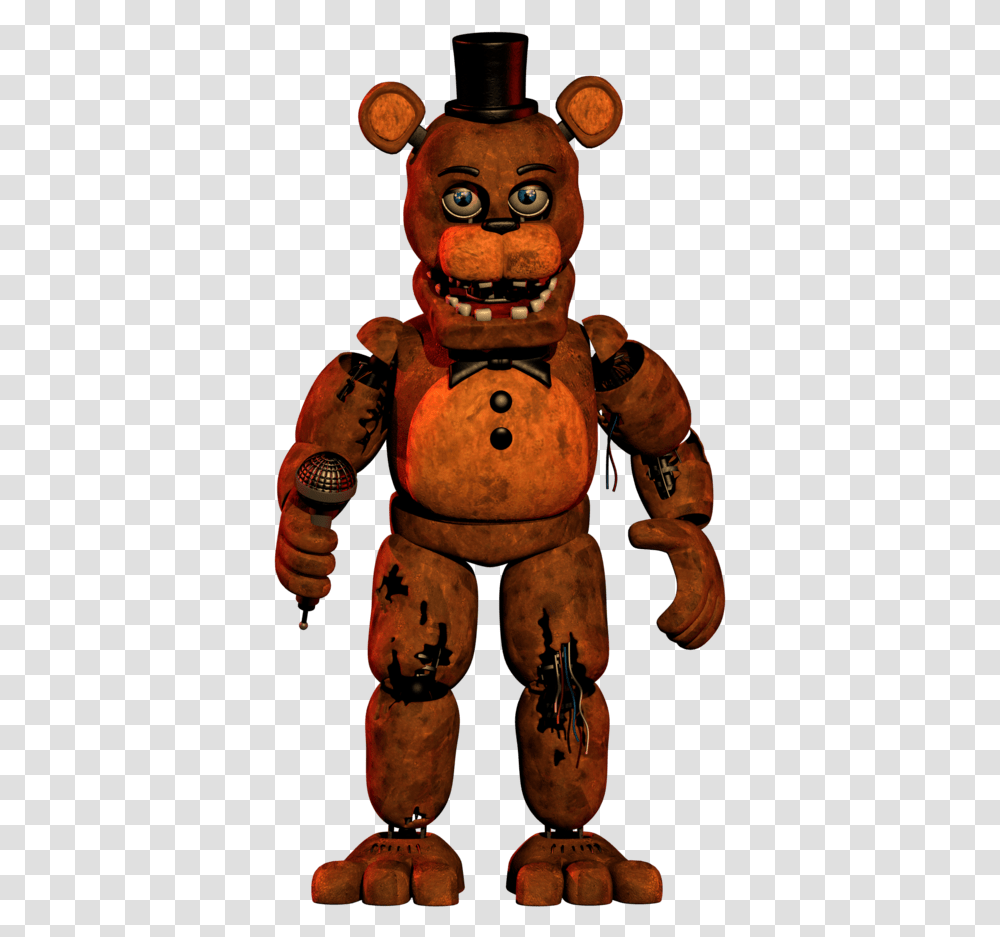 How Can I Download All Fnaf Games For Free To Pc Unwithered Freddy, Figurine, Robot, Building, Architecture Transparent Png