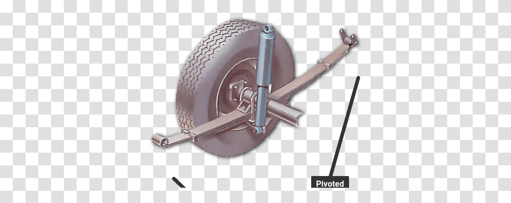 How Car Springs And Dampers Work Leaf Spring In Car, Wheel, Machine, Tire, Car Wheel Transparent Png